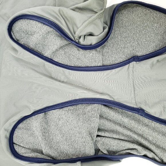 Aerie Swimming Suit Gray with Blue Trim Women's Size XL Bathing Suit Swim - Picture 7 of 8